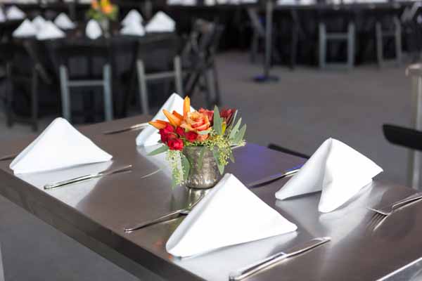 Napkins & Table Centerpiece