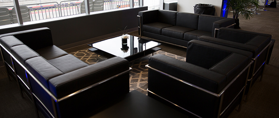 Black & Chrome Furniture Set